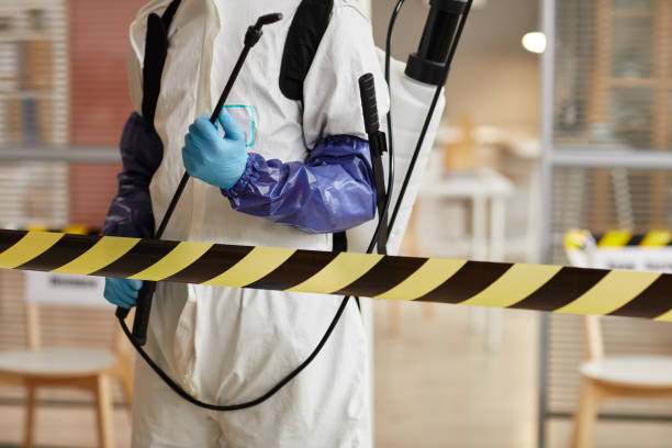 Professional Blood Cleanup technician working in Strathmore, CA